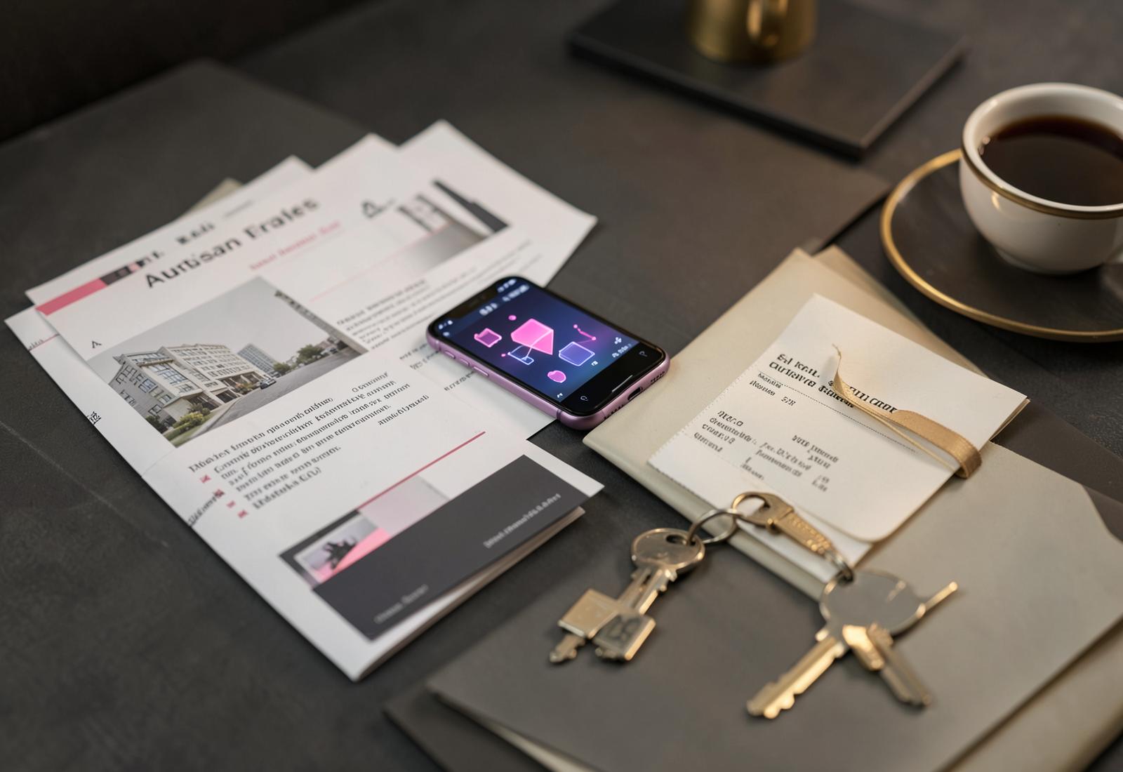 A connected real estate workflow bringing property, communication and paperwork together