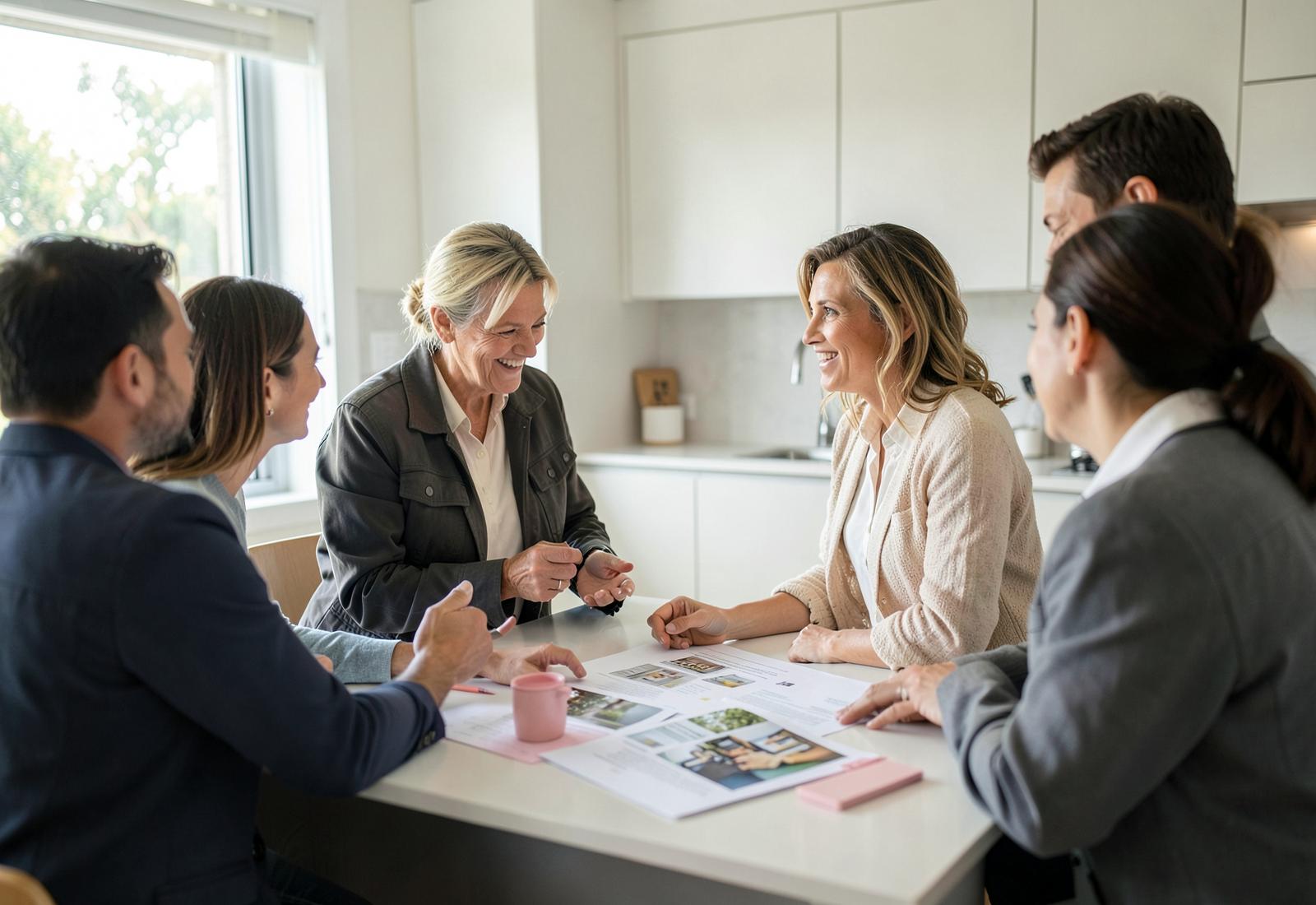 An agent using the integrated platform with clients